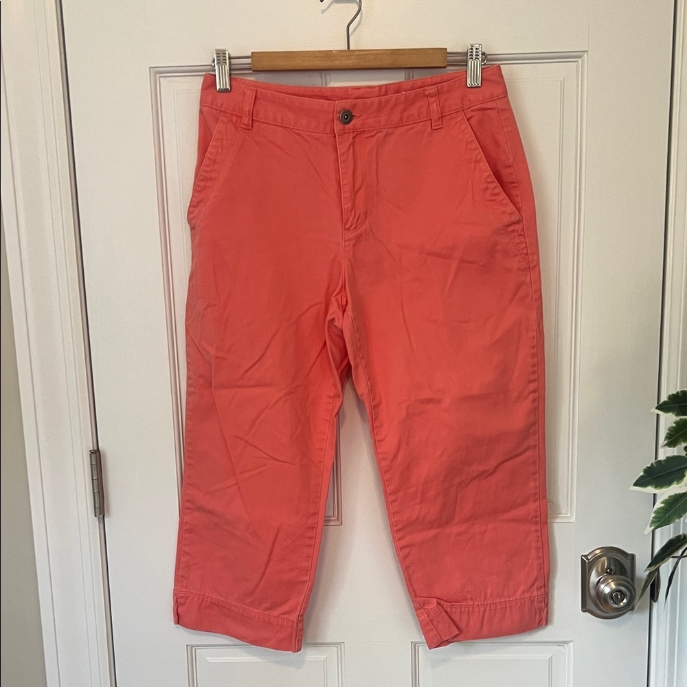 Liz Claiborne Coral 3/4 Capri Pants Size 6